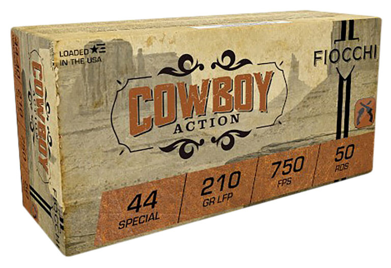 Fiocchi 44SCA Cowboy Action  44S&WSpl 210gr Lead Flat Point 50 Per Box/10 Case