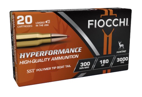FIOCCHI 300 Win. Mag 180gr SST 3000 FPS 20 RD