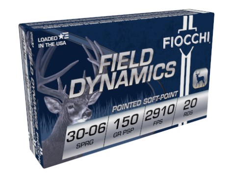 FIOCCHI 30-06 Springfield 150gr PSP 2910 FPS 20 RD