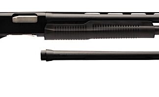 Stevens 19490 320 Field Combo 12 Gauge 3" 5+1 18.50"/28" Matte Black Vent Rib Barrel, Black Aluminum Receiver, Black Synthetic Fixed Stock