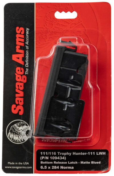 Savage 55234 OEM  6.5×284 Norma Savage Axis, 10, 110, 11, 16 4rd Blued Detachable