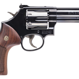 Smith & Wesson 150909 Model 586 Classic L-Frame 357 Mag 38 Special +P 6 Shot 4" Blued Carbon Steel Barrel, Blued Cylinder, Blued Carbon Steel Frame, Wood Grip Internal Lock Safety, Exposed Hammer