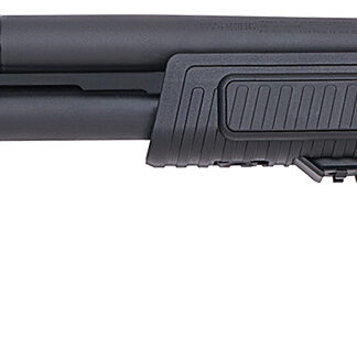Mossberg 50673 500 FLEX Tactical 12 Gauge Pump 3" 5+1 18.50" Matte Blued Stand-Off Breacher Barrel, Blued Stainless Steel Receiver, Black Fixed w/Pistol Grip Synthetic Stock