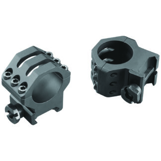 Weaver Tactical 6Hole Picatinny Ring Matte Black 1″ High Clamshell Pack