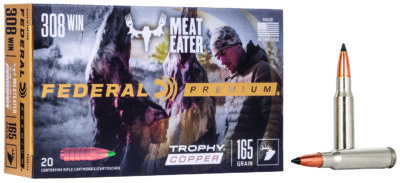 Federal P308TC2 Premium  308Win 165gr Trophy Copper 20 Per Box/10 Case
