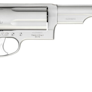 Taurus 2441069MAG Judge Magnum Compact Frame 45 Colt (Long Colt)/410 Gauge 5rd 6.50" Matte Stainless Steel Barrel, Cylinder & Frame, Black Ribber Grip, Transfer Bar Safety, Exposed Hammer