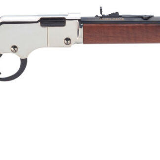 Henry H004S Golden Boy Silver 22 Short, 22 Long or 22 LR Caliber with 16 LR/21 Short Capacity, 20" Blued Barrel, Nickel-Plated Metal Finish & American Walnut Stock Right Hand (Full Size)