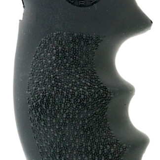 Hogue 19000 Monogrip  Black Rubber with Finger Grooves for S&W K, L Frame with Round Butt