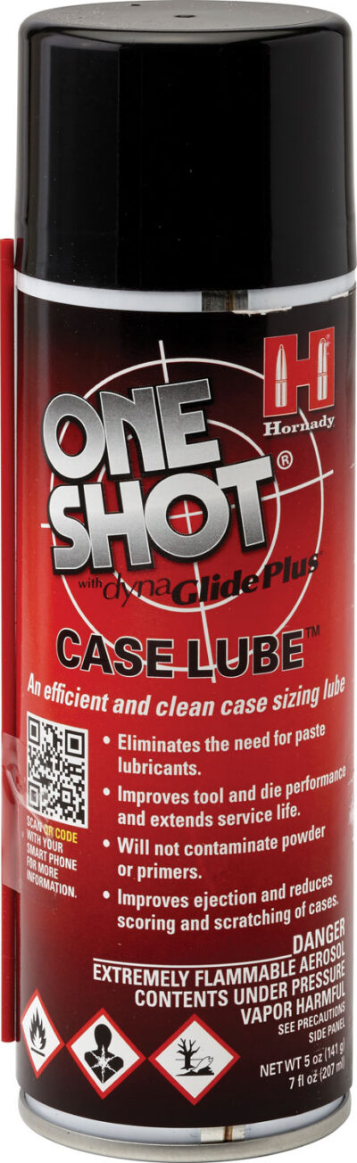 ONE SHOT SPRAY CASE LUBE W/DYNA GLIDE PLUS 5 OZ. ONE SHOT CASE LUBE