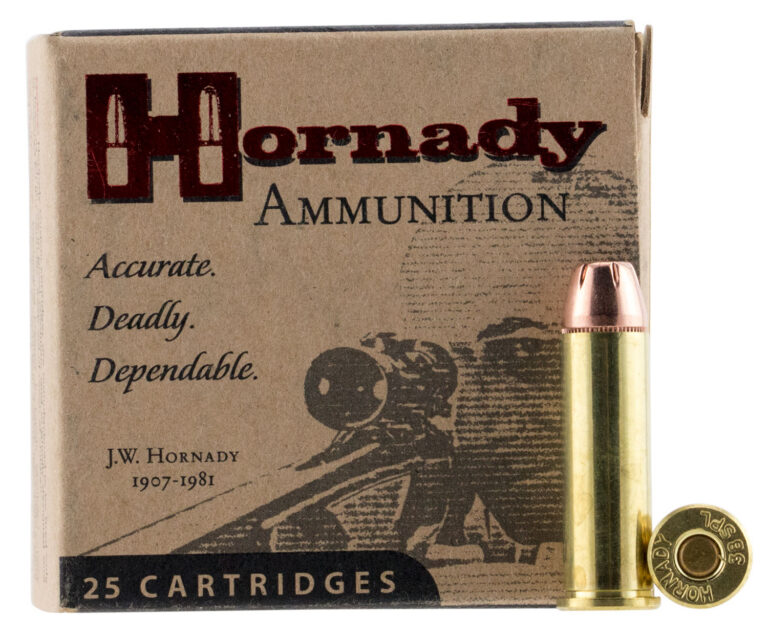 Hornady Custom Pistol Ammo 38 Spl 158 gr. XTP Jacket Hollow Point 25 rd.