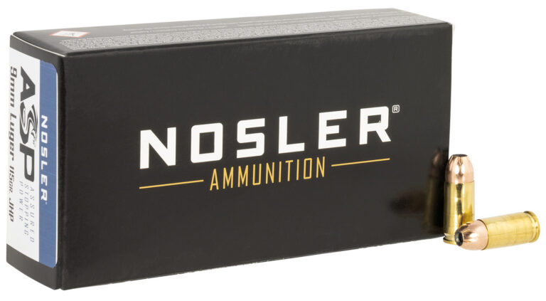 NOS AMMO 9MM 115GR JHP ASP 50/10