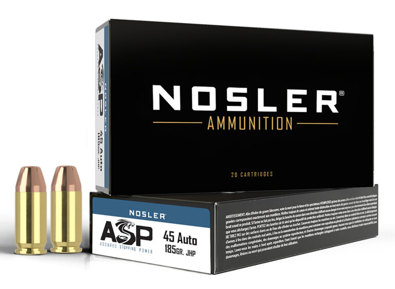 NOS AMMO 45ACP 185GR JHP ASP 50/10