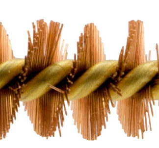 Pro-Shot 38P Bore Brush  .38/ .357/ .380/ 9mm Cal Pistol #8-32 Thread Bronze Bristles Brass Core