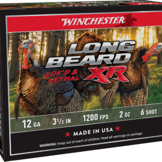 Winchester Ammo STLB12L6 Long Beard XR Shot-Lok 12Gauge 3.50" 2oz 6Shot 10 Per Box/10 Case