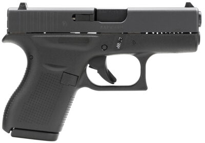 Glock 42 Subcompact 380 Auto (2)6-Round Mag Black GLOCK 42 380 ACP 3.25” BBL (2)6RD MAGS BLACK