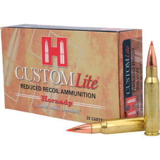 CUSTOM LITE® 308 WINCHESTER SST® POLYMER TIPPED RIFLE AMMO CUSTOM LITE 308 WINCHESTER 125GR SST POLYMER TIPPED 20/BOX