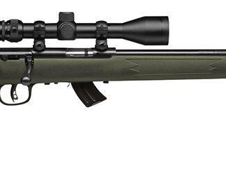 Savage Arms 26721 Mark II FXP 22 LR Caliber with 5+1 Capacity, 21" Barrel, Matte Blued Metal Finish & OD Green Synthetic Stock Right Hand (Full Size) Includes 3-9x40mm Scope