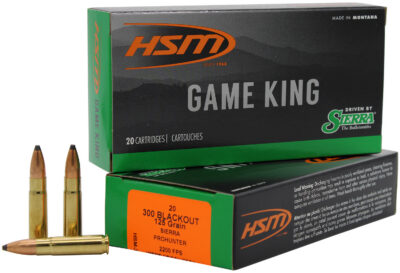 HSM GAME KING 300BLK 125GR SBT 20/25