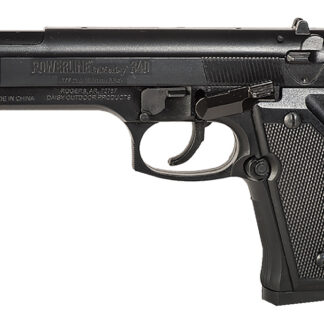 Daisy 0340 Powerline Air Pistol Spring Piston 177 13+1 Black Checkered Polymer Grips