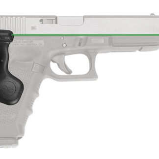 Crimson Trace 0167301 Lasergrips  Compatible w/ Glock Gen3/4/5 Full Size, Green Laser Black Polymer