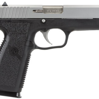 Kahr Arms CT9093 CT9  9mm Luger 8+1, 4" Stainless Steel Barrel, Matte Serrated Stainless Steel Slide, Black Polymer Frame, Black Textured Polymer Grip, No Safety, Right Hand