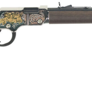 Henry H004TT Golden Boy Trucker's Tribute 22 Short, 22 Long or 22 LR Caliber with 16 LR/21 Short Capacity, 20" Blued Barrel, Nickel-Plated Metal Finish & American Walnut Stock Right Hand (Full Size)