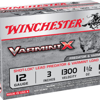 Winchester Ammo X123VBB Varmint X Shot-Lok 12Gauge 3" 1 1/2oz BBShot 10 Per Box/10 Case