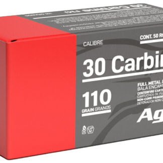 AGUILA 30 CARBINE FMJ 110GR 50RD BX 20 BXS PER CS
