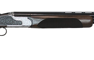 CZ-USA 06456 WingShooter Elite 20 Gauge 3" 2rd 28" Gloss Black Chrome Barrel, Engraved Satin-Gloss Chrome Metal Finish, Turkish Walnut Stock Includes 5 Chokes