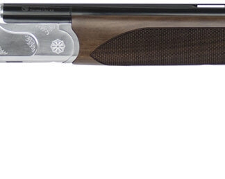 CZ-USA 06469 Redhead Premier Reduced Length 20 Gauge Compact 3" 2rd 24" Gloss Black Chrome Barrel, Silver Satin Chrome Metal Finish, Turkish Walnut Stock Includes 5 Chokes