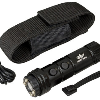 800000 VOLT ZAP  MINI STUN GUN W/ FLASHLIGHT & RECHARGEABLE BATTERY