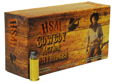 HSM 45C2N Cowboy Action  45 Colt 200 gr Round Nose Flat Point 50 Per Box/ 10 Case