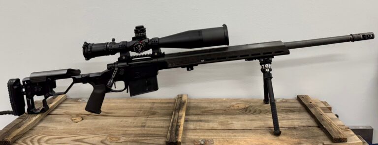 Christensen Arms .338 Lapua, Model 14, Black, 26", Nightforce Beast Scope, Atlas Bipod, 1 Mag, Surefire Muzzle Break