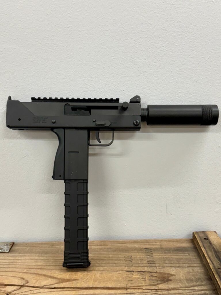 Second Amendment Zone VMAC9, 9mm, Semi Auto, Pistol Black, 9.5" Barrel, 1 Mag