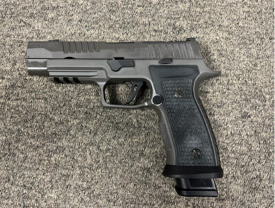 Sig Sauer, P320 AXG Legion, 9mm, Handgun, Semi Auto, Grey, 3.9”