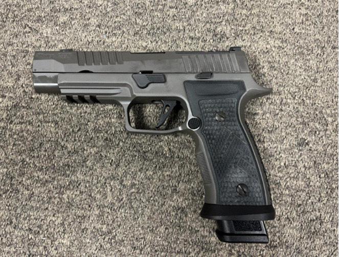 Sig Sauer, P320 AXG Legion, 9mm, Handgun, Semi Auto, Grey, 3.9''