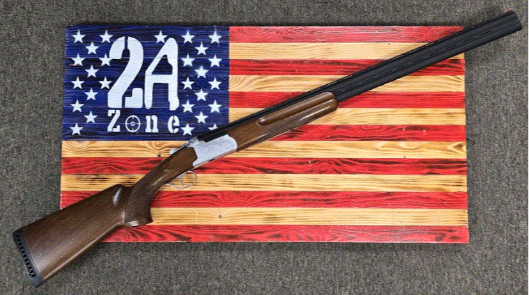 De Haan U4 12ga Over Under Shotgun, Silver 30"