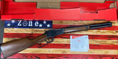 Winchester 94AE Trapper, .357 Mag, Lever Action Rifle, Black, 16″ Barrel. Comes W/ Original Box and Manuals