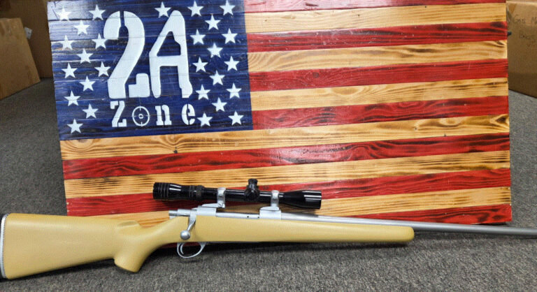 Sako L61r, Bolt Action, 24In Barrel ,Caliber 270, Stainless Steel Finish, Redfield 3x-9x scope,