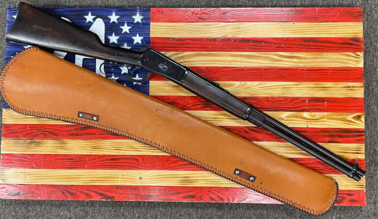 Interarms Model 92 Lever Action, 20" Barrel, 38 Spl,Wood Furniture, OEM Bag, Black Receiver.