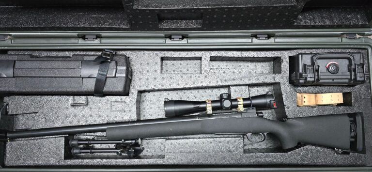 Remington 700 M24, Deployment Kit,Leupold Mk4, Military issued Stock, 762x51, Hard Case, Bipod, BLK, 24" Barrel