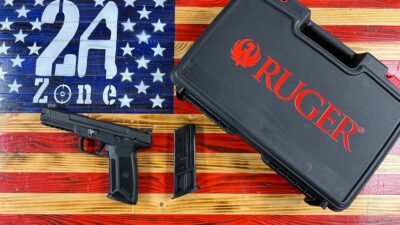 Ruger Ruger-5.7, 5.7 x 28mm, Semi-Auto Handgun, Black, 5″ Barrel