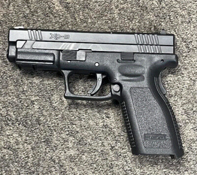 Springfield, XD9, 9mm, 4”, Black, Handgun, Semi Auto, OEM case, 2 Mags