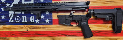 Bravo Company Manufacturing BCM4 556 Semi Auto Pistol, Black 11.5″