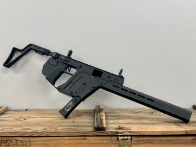 KRISS Vector CRB, Semi Auto, Black, .45 ACP, 16″ Barrel, Fin Grip, 1 Magazine, No Case