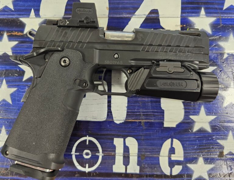 Live Free Armory Apollo 9mm Semi Auto Pistol, Black 4.25"