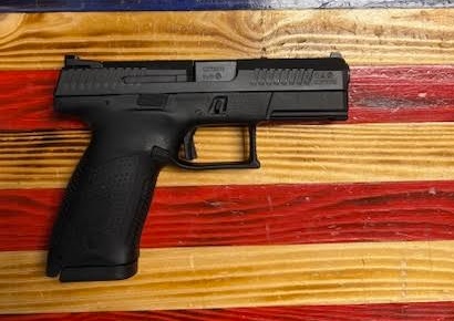 CZ USA P-10 C, 4" Barrel, Black, 9MM Semi Auto Pistol, OEM Case, 4 OEM Magazines.