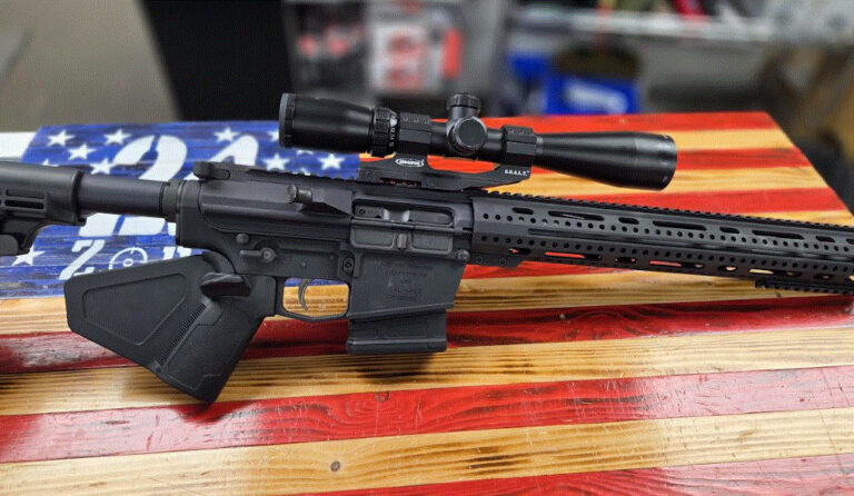 Alex Pro Firearms, Alexandria MN, Semi-Auto Rifle, 308 Win, 18.1", Black, BSA Scope 3x16, Rifle Bag Included, 1 Oem Mag.