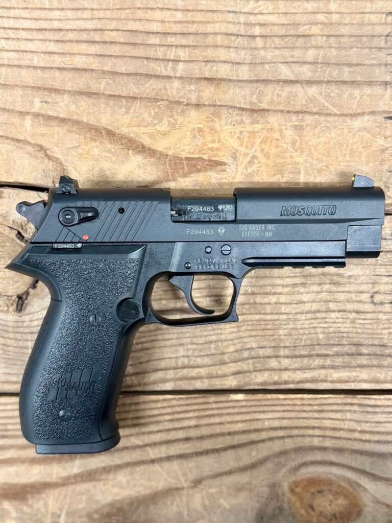 Sig Sauer Mosquito, 22lr, Black, 1 Mag, OEM Case, 4" Barrel, Made In Germany