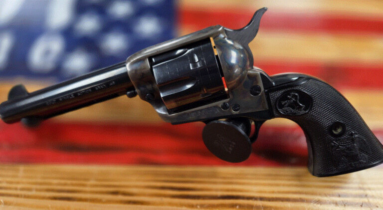 Colt Single Action Army, Single Action Revolver, 45 Colt, Color Case Hardened, 4.7".